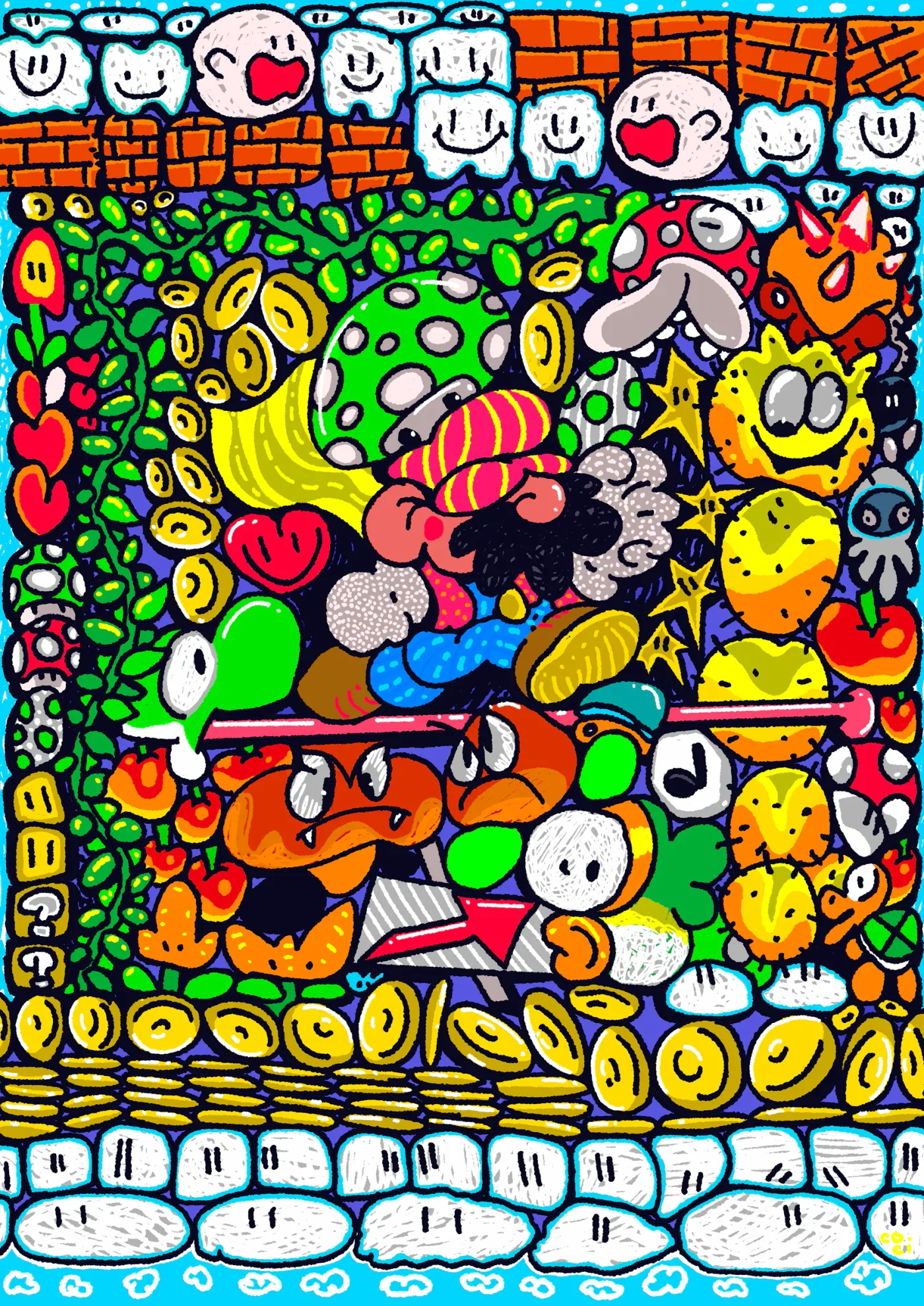 Everything at Once digital artwork